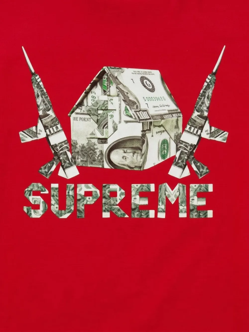 Supreme Origami T-shirt Rood