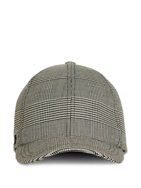 Balmain cap with Prince of Wales check
