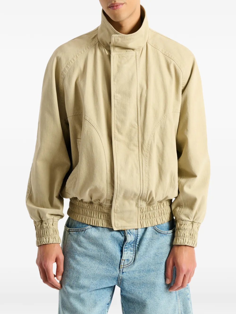 Balmain Katoenen Vintage bomberjack Beige