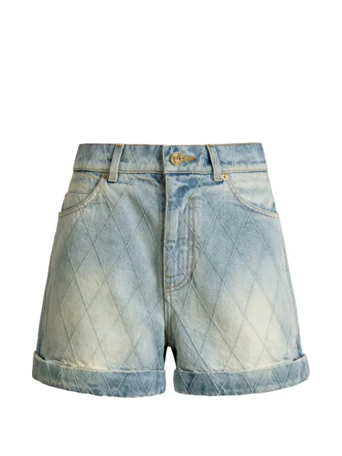 Balmain shorts de mezclilla