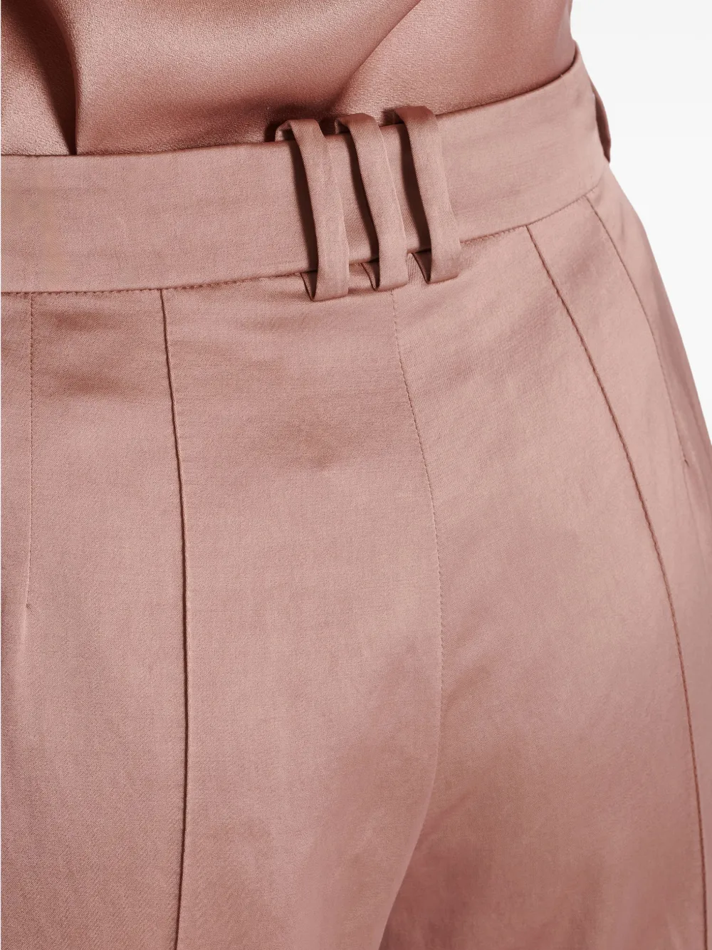 Balmain Satijnen straight pantalon Roze