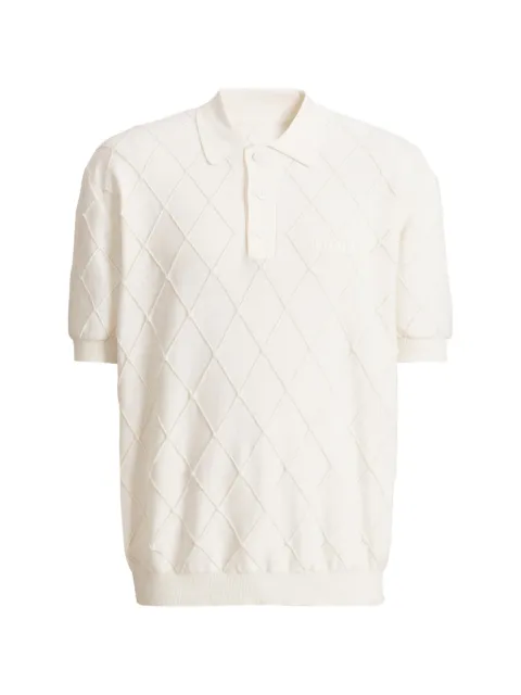 Balmain playera tipo polo tejida Balmain Vintage 