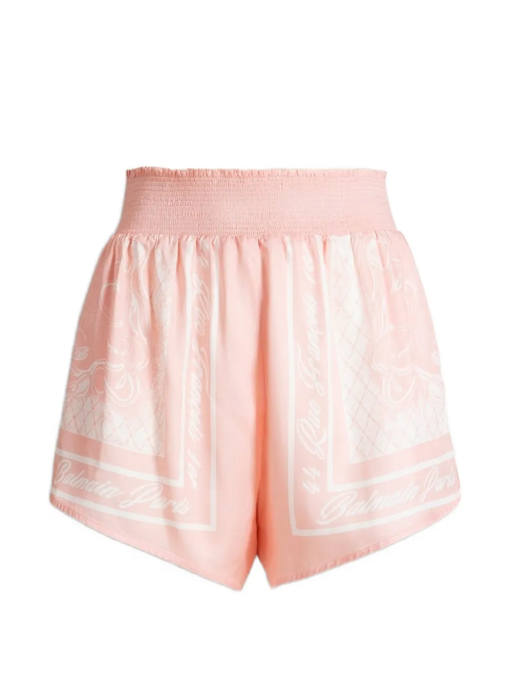 Balmain Pyjamashorts met print Roze