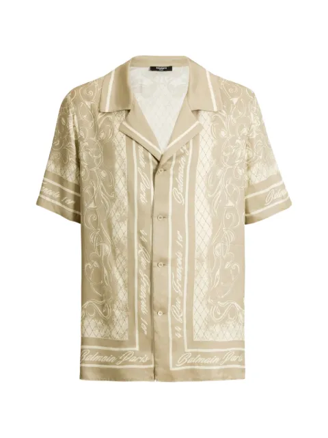 Balmain printed Foulard pyjama shirt
