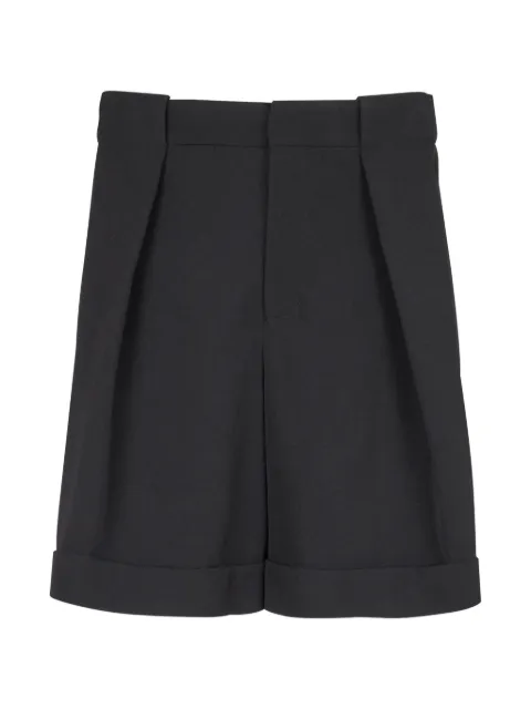 Balmain pleated gabardine shorts