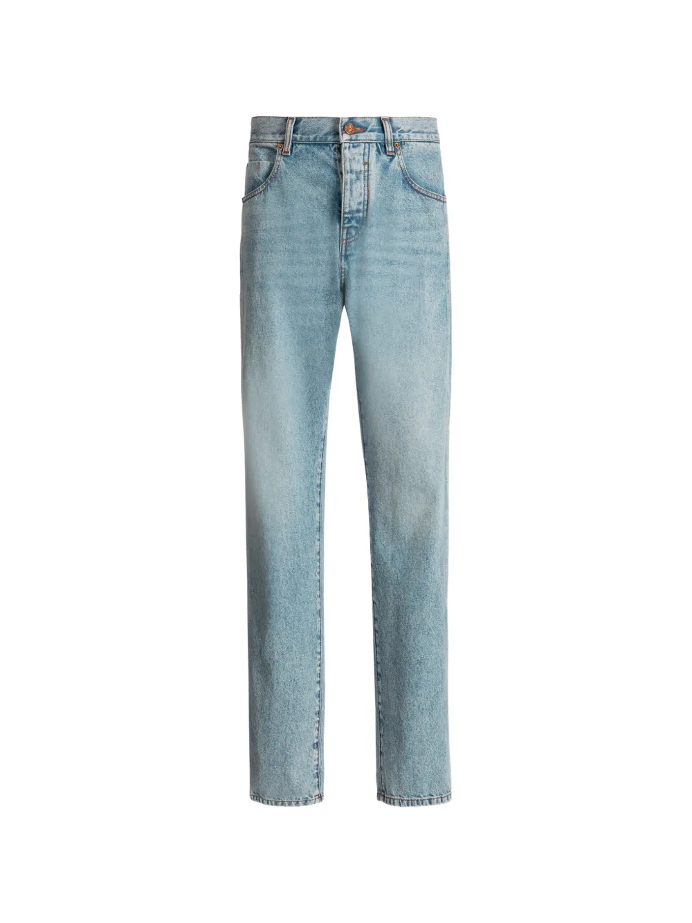 Balmain loose-fit jeans in light blue denim