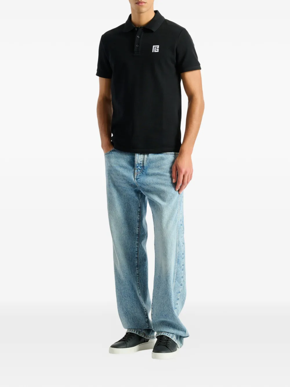  Balmain Vaqueros Holgados - Azul 