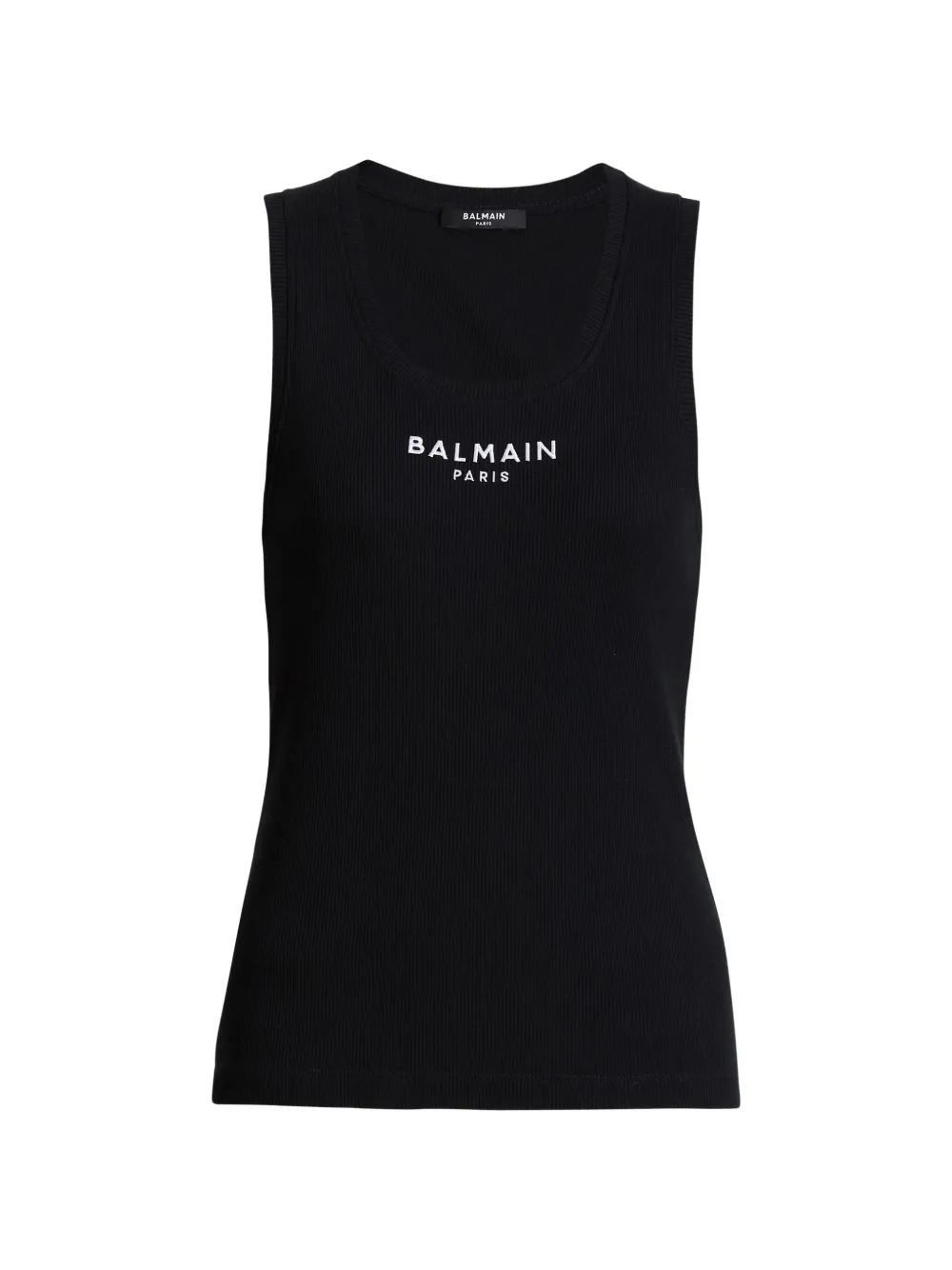 Balmain Balmain Paris embroidered vest top - Schwarz