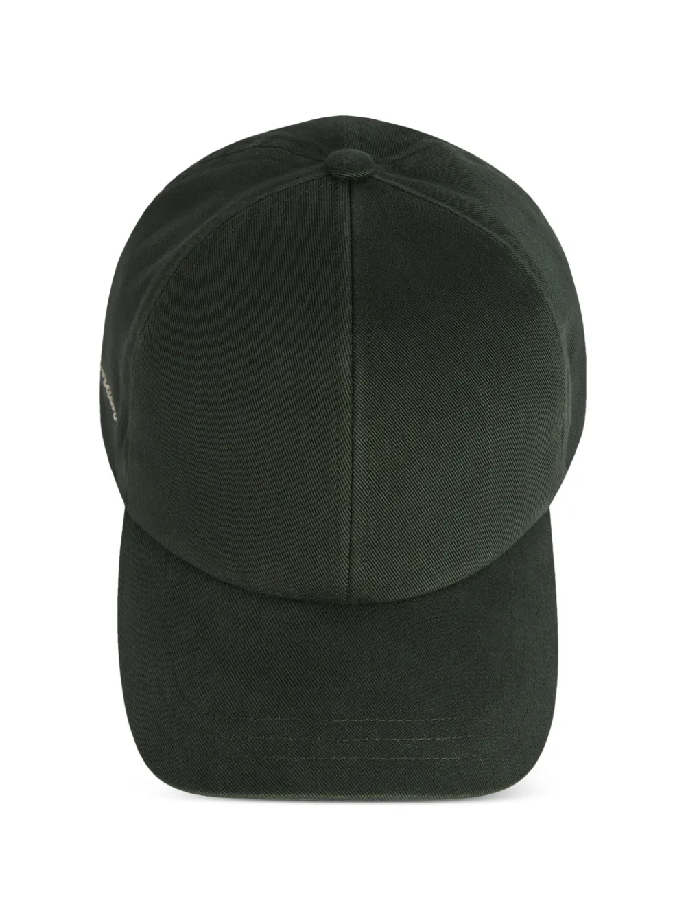  Balmain Gorra Con Efecto Lavado - Verde 