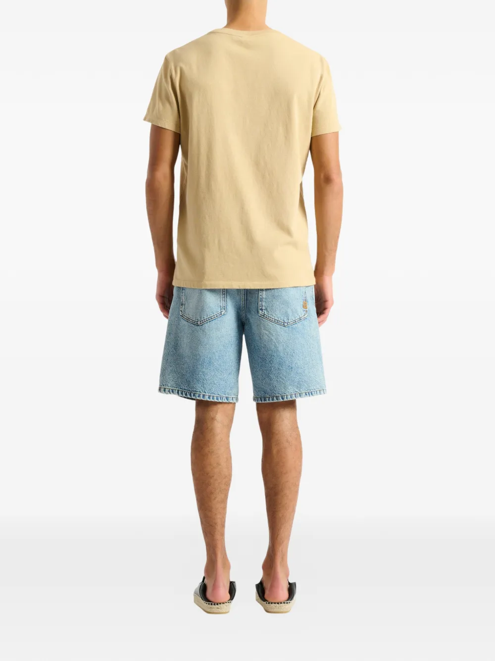 Balmain Geborduurd Vintage T-shirt Beige
