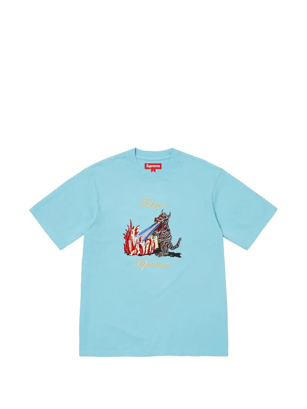 Supreme Monster embroidered t-shirt - Blau