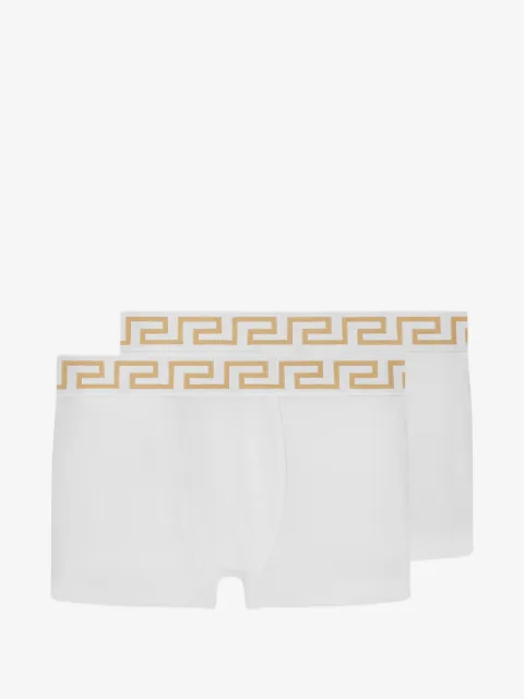 Versace Kids set de dos piezas de ropa interior de jersey de algodón en jacquard