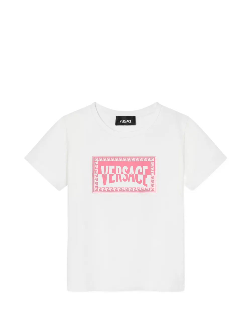 Versace Kids kids printed cotton-jersey T-shirt - Bianco
