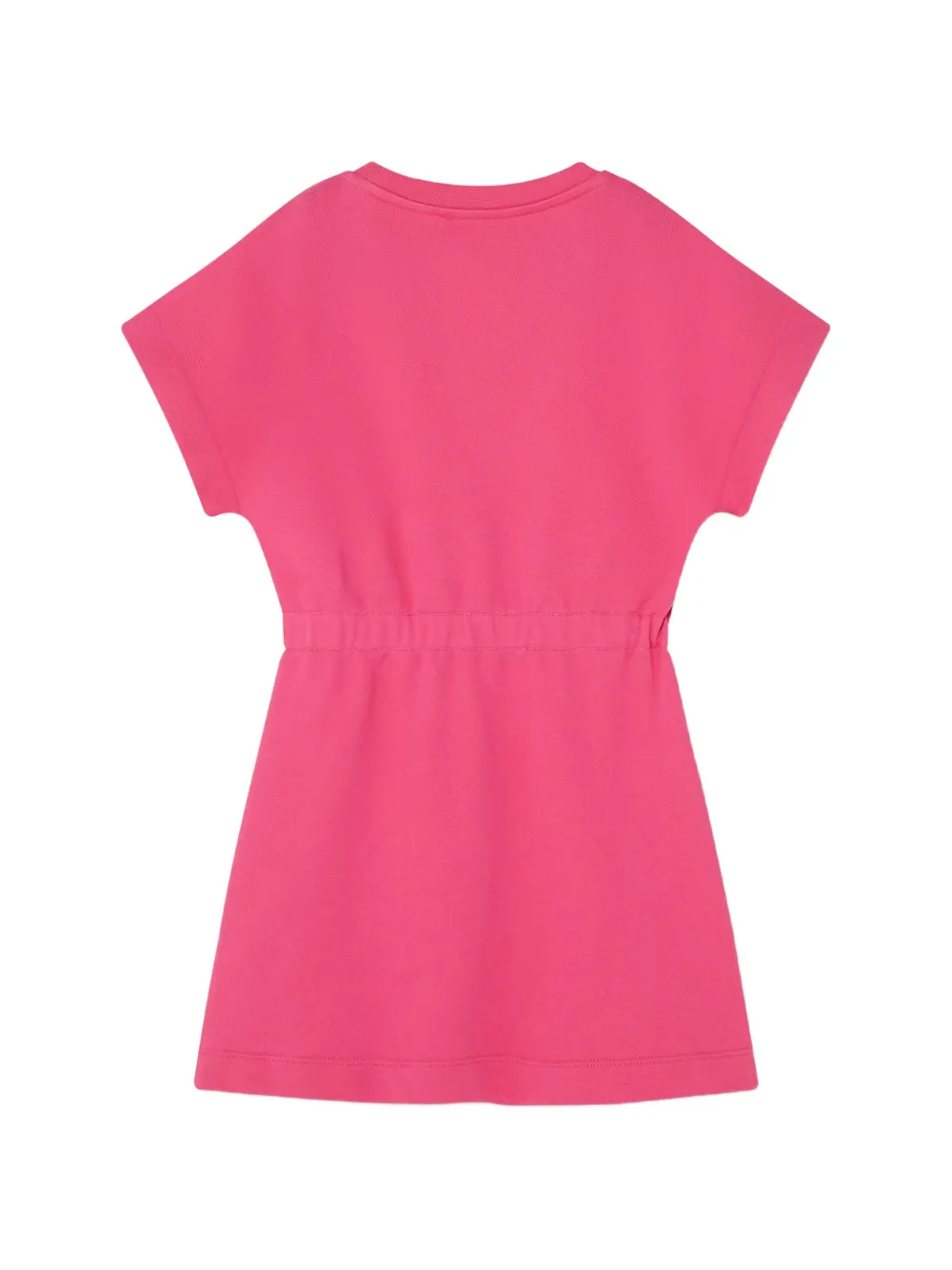 Versace Kids Katoenen jersey sweaterjurk met print Roze