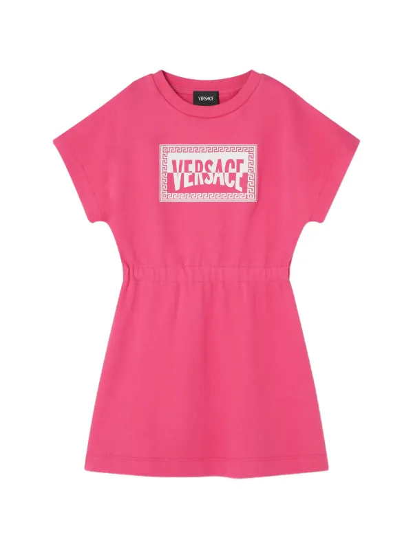 jersey sweatshirt dress Versace Kids Printed cotton-jersey | Pink Dance costume for girls