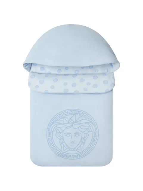 Versace Kids printed cotton-jersey padded nest