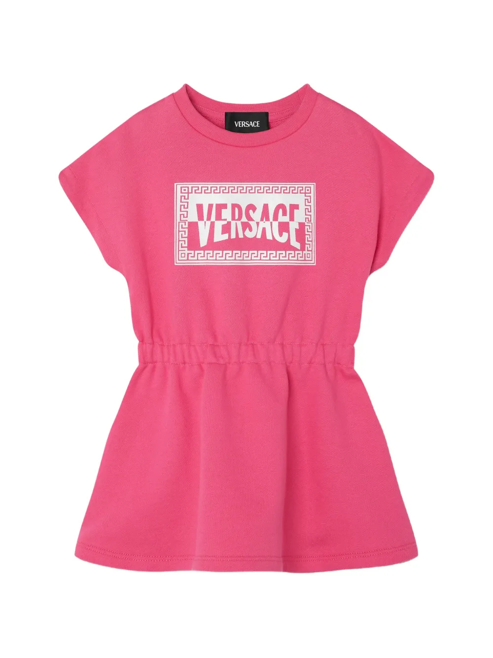 Versace Kids kids printed cotton-jersey sweatshirt dress - Rosa