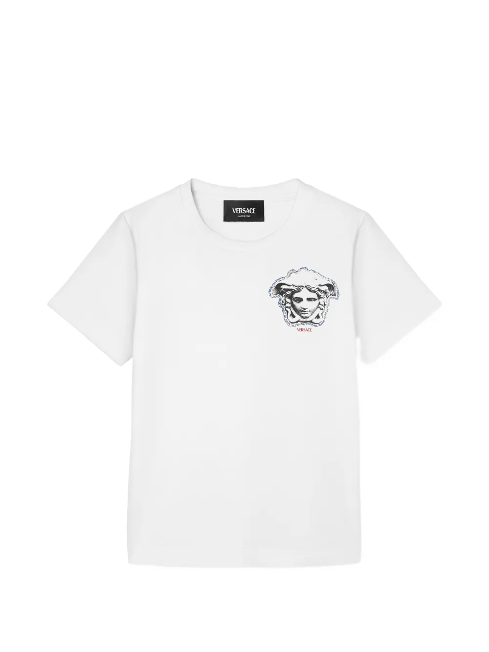Versace Kids kids printed cotton-jersey t-shirt - Bianco
