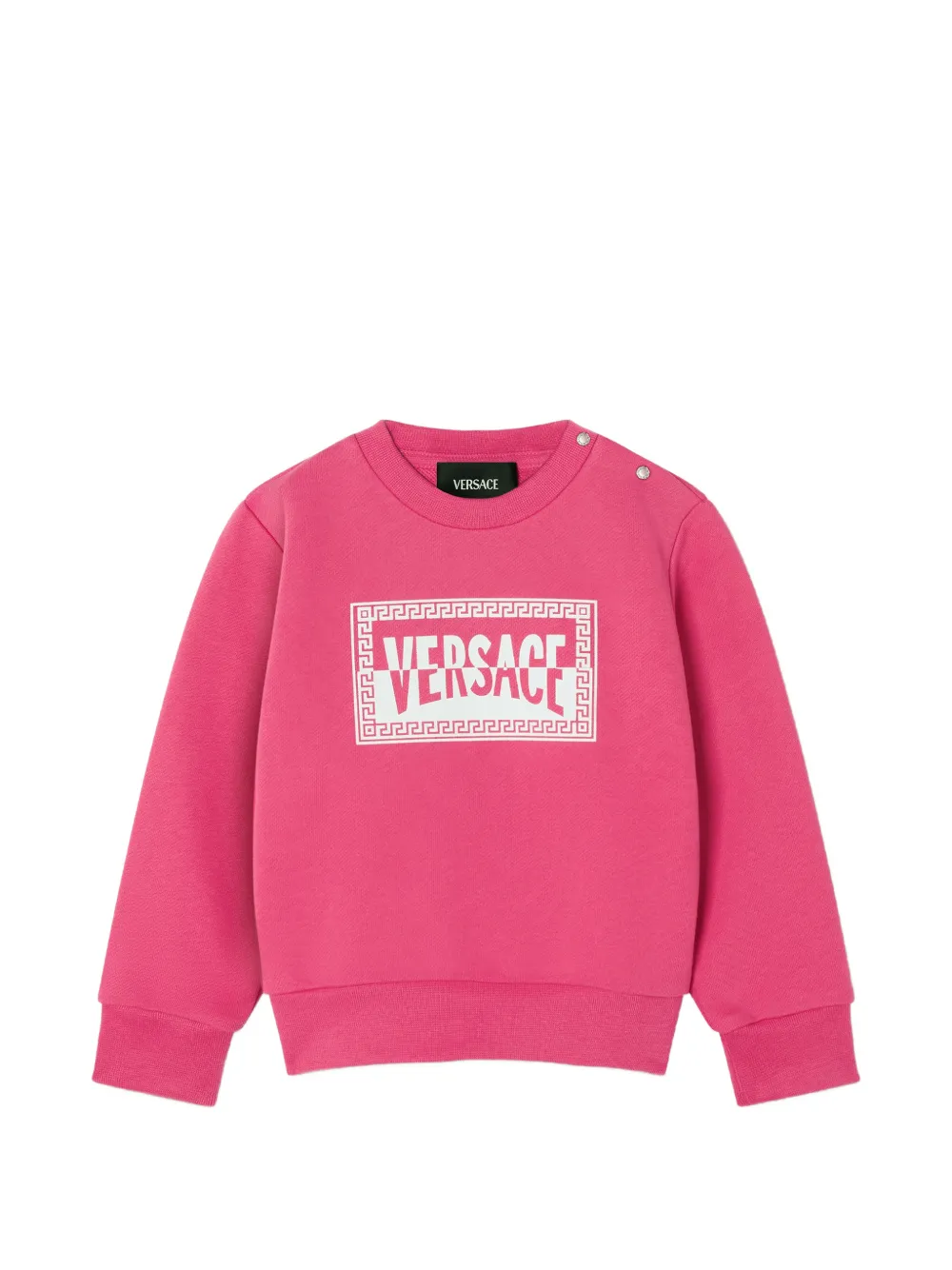 Versace Kids kids printed cotton-jersey sweatshirt - Rosa