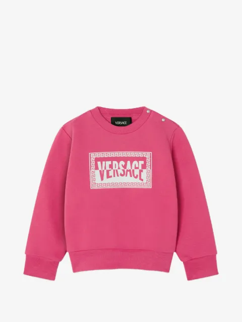 Versace Kids printed cotton-jersey sweatshirt