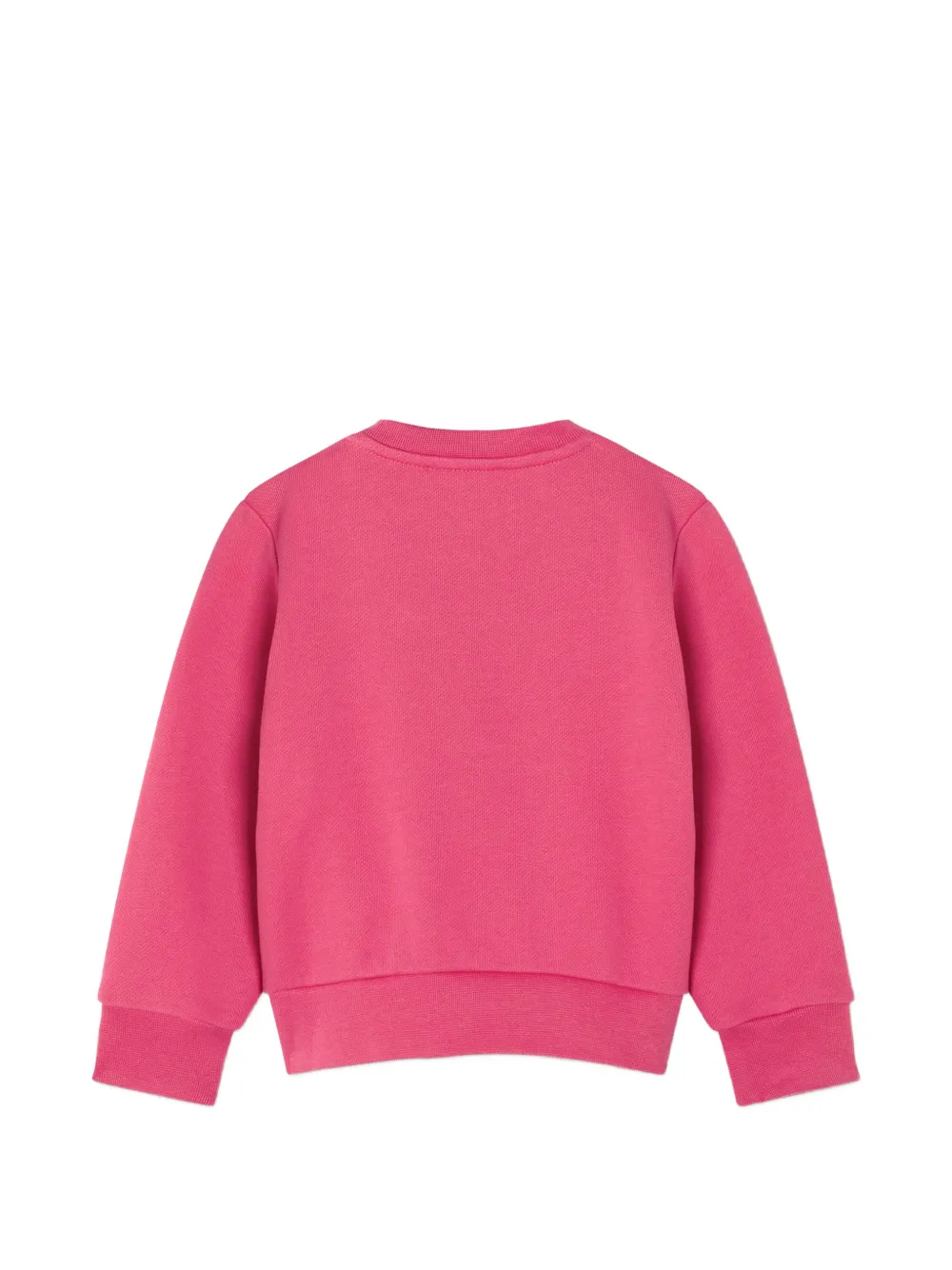 Versace Kids Katoenen-jersey sweater met print Roze
