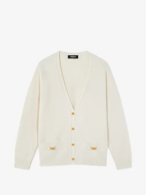 Versace Kids wool-blend knit cardigan