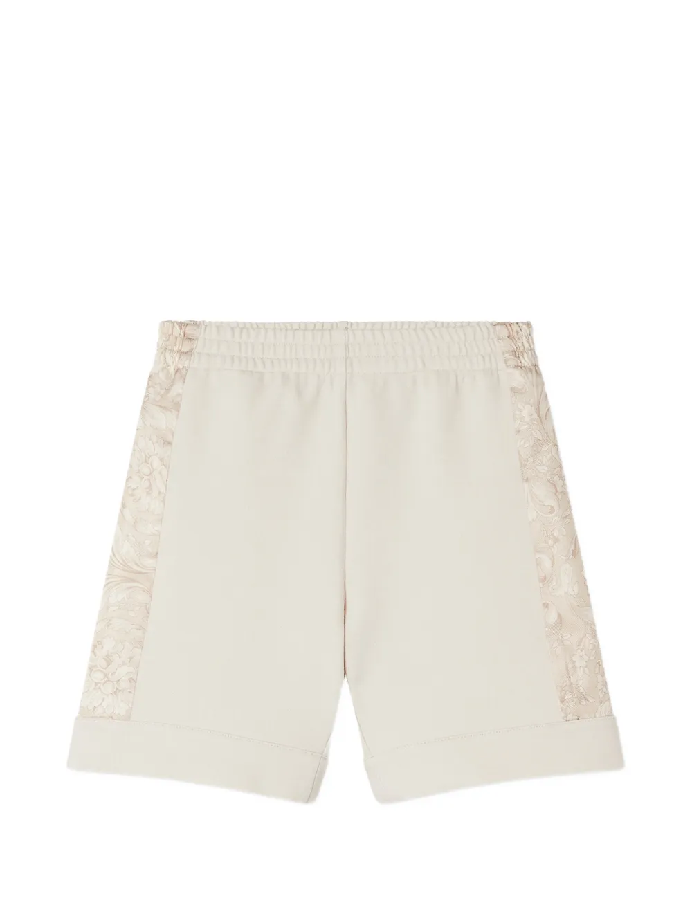 Versace Kids kids printed Milano-stitch sweat shorts - Toni neutri