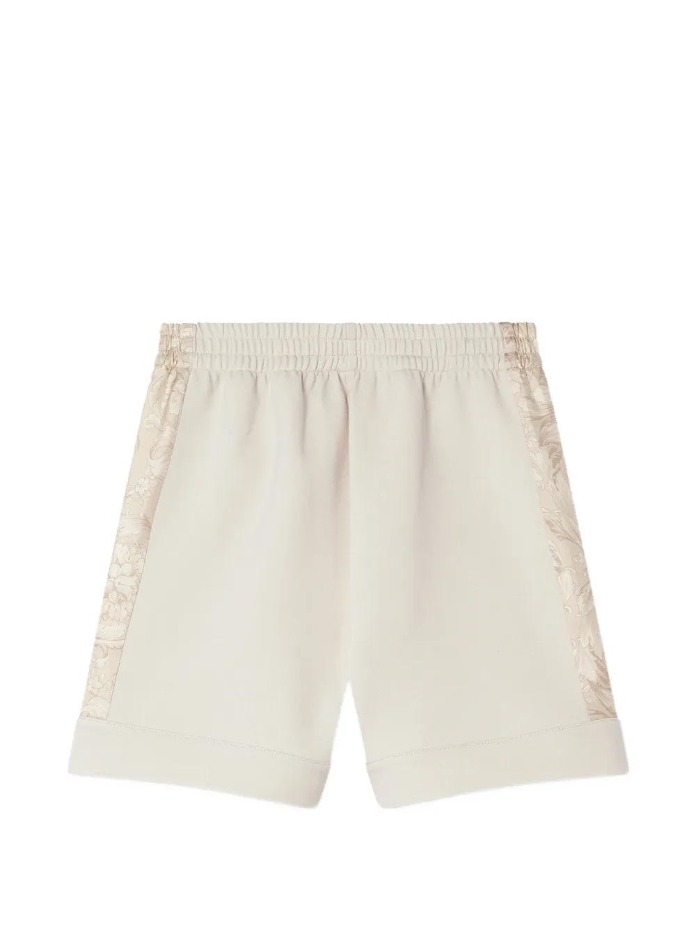 Versace Kids Joggingshorts met print en Milano-stiksel Beige