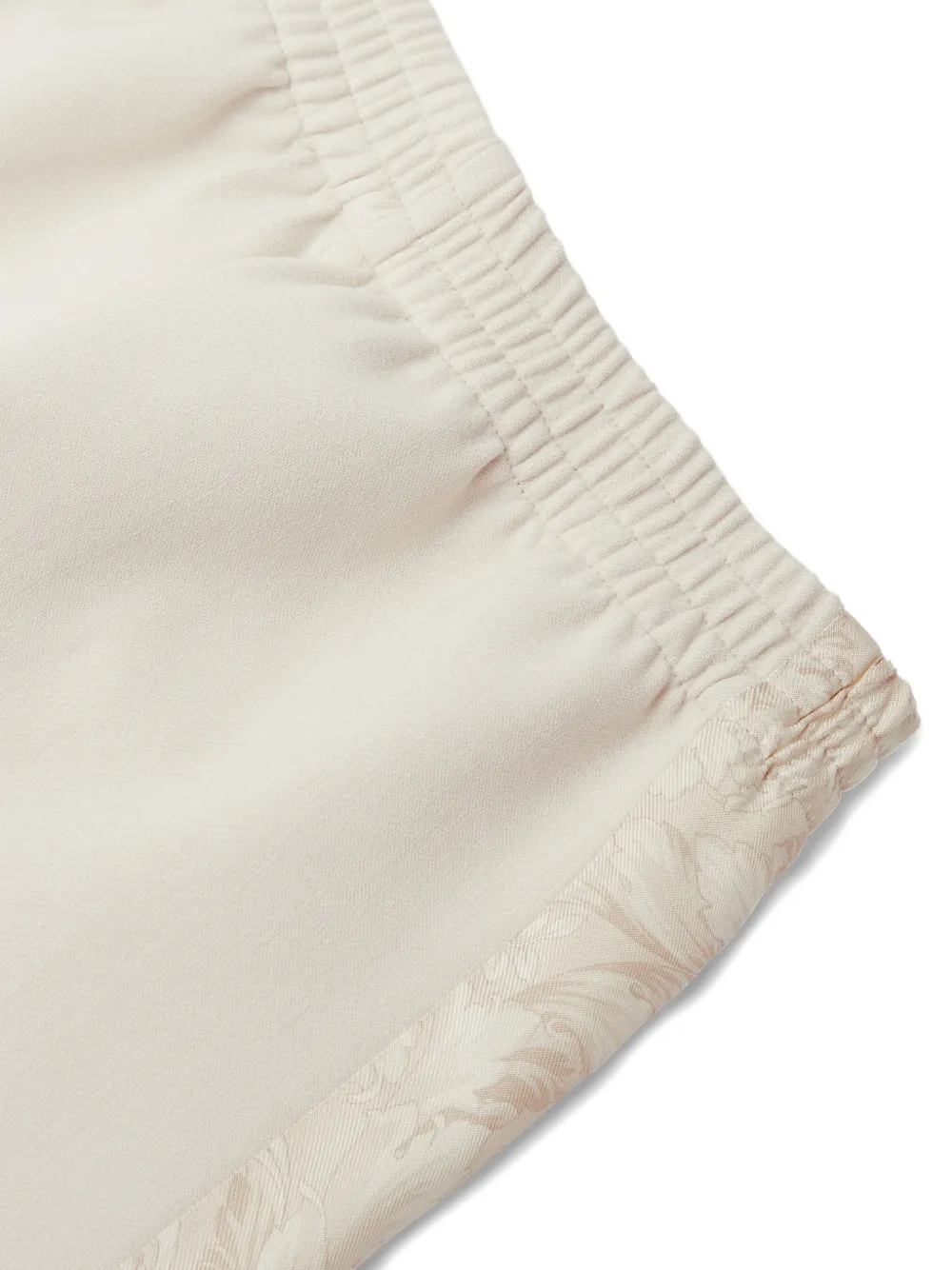 Versace Kids Joggingshorts met print en Milano-stiksel Beige
