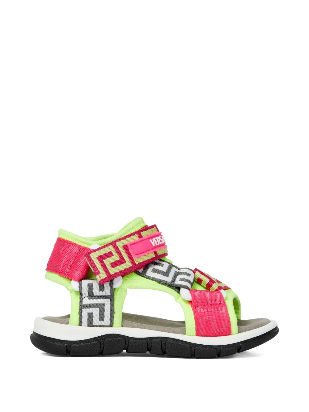 Versace Kids Trigreca nylon sandals - Rosa