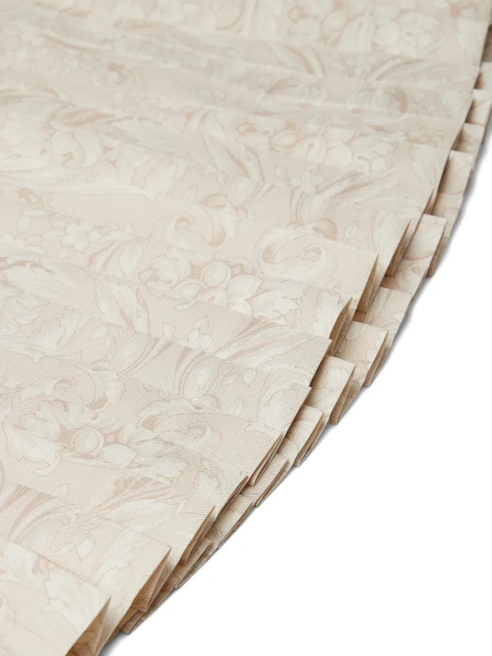 Versace Kids Plooirok met print Beige