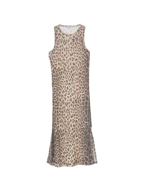 Moschino leopard-print midi dress