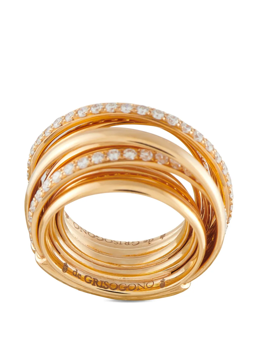 De Grisogono Allegra diamond 18K rose gold ring - Rosa