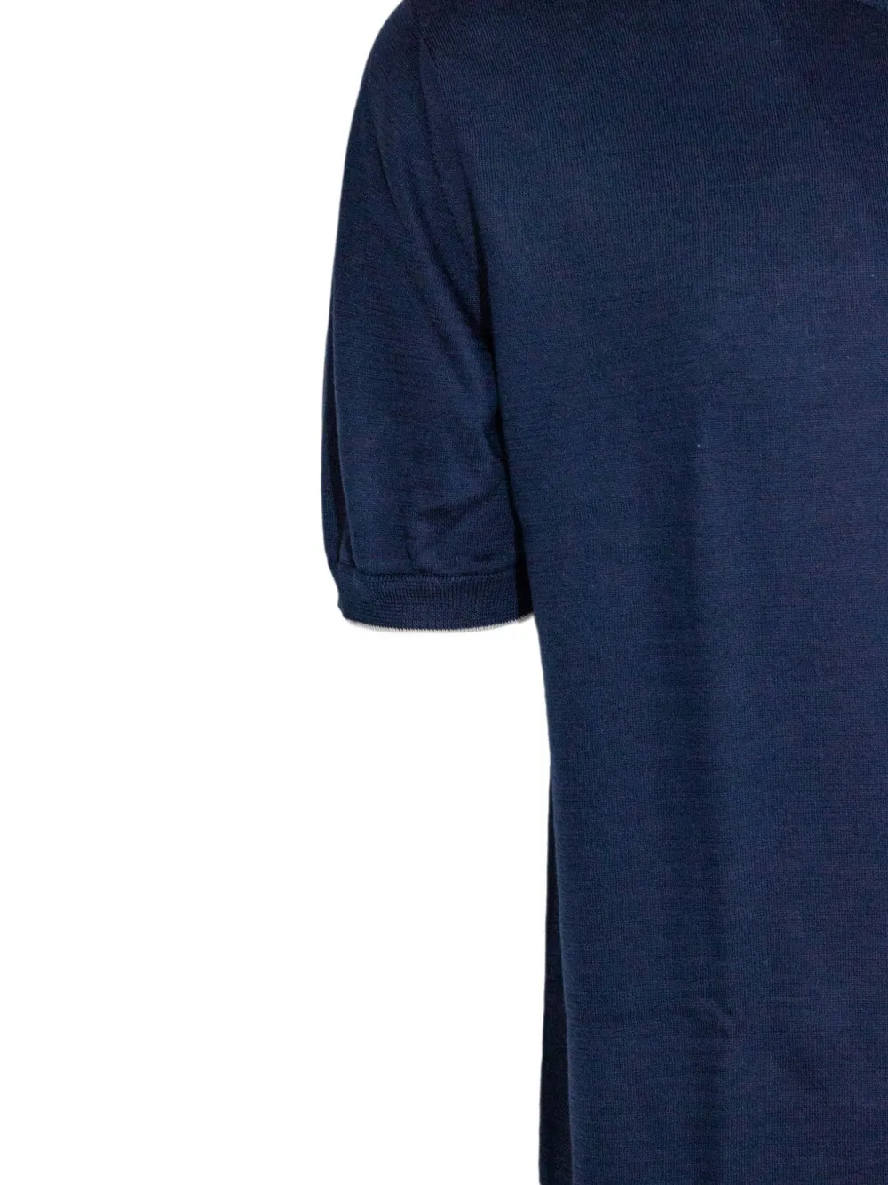 Eleventy T-shirt met korte mouwen Blauw