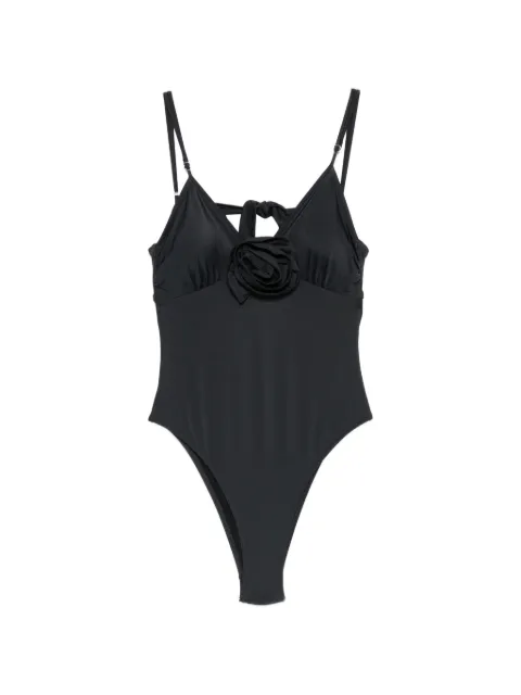 Moschino traje de baño con aplique floral