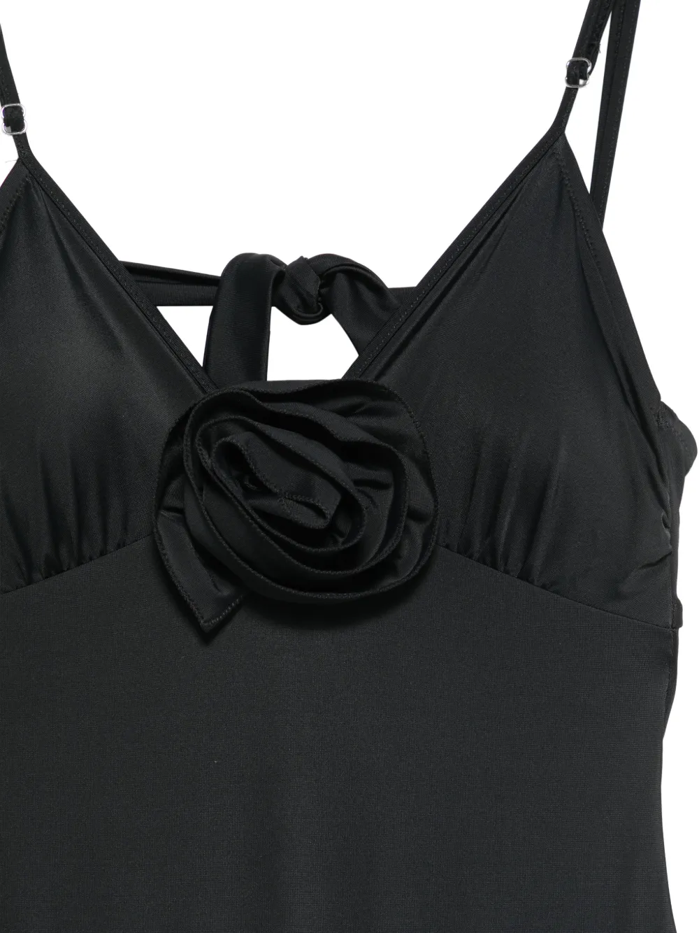  Moschino Costume Da Bagno A Fiori - Nero 