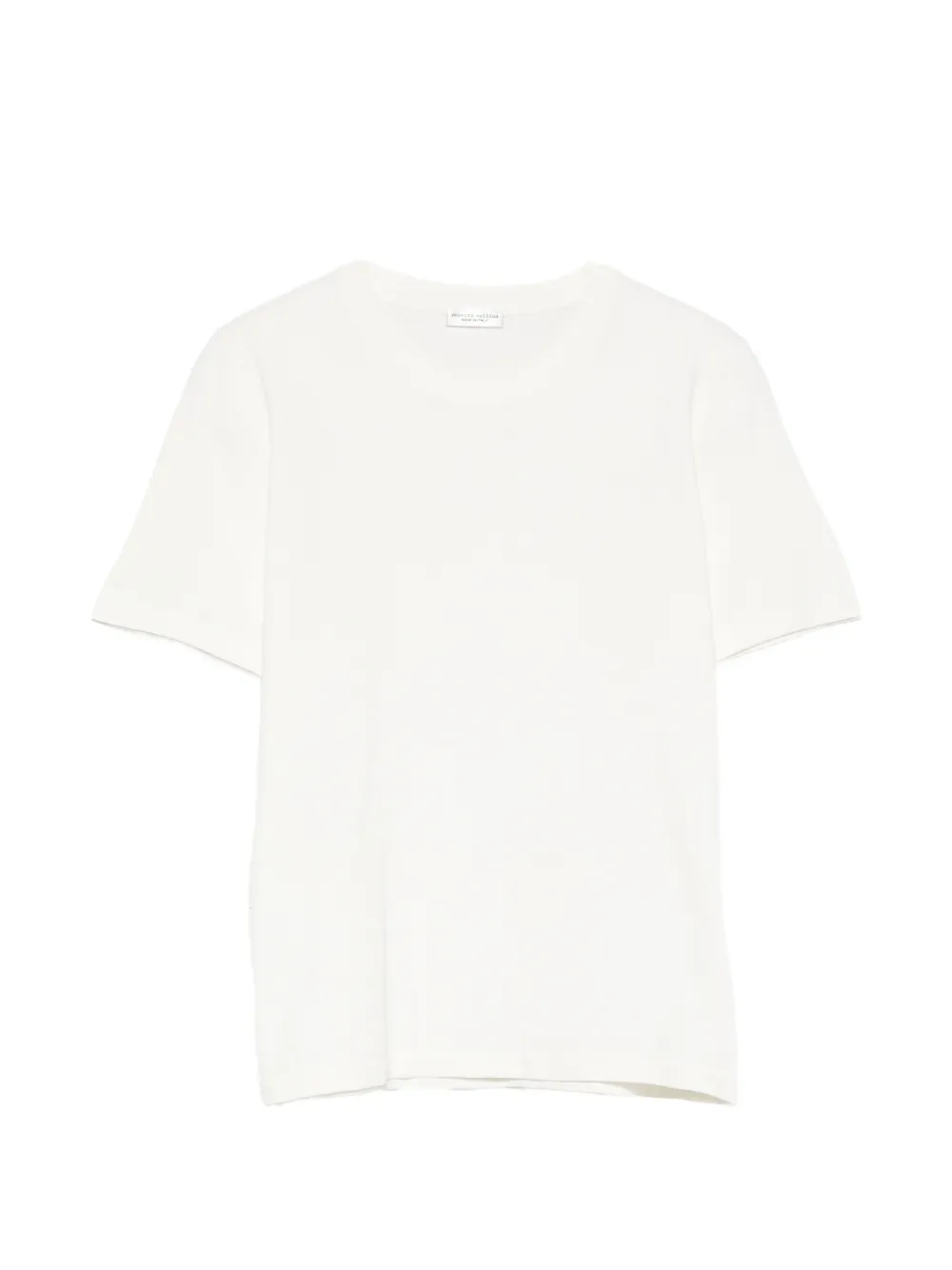 Roberto Collina ribbed-trim T-shirt - Nude