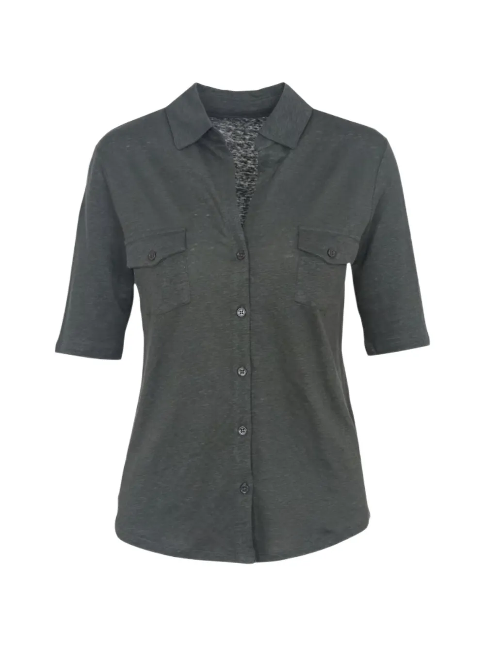 Majestic Filatures flap-pocket shirt - Grigio