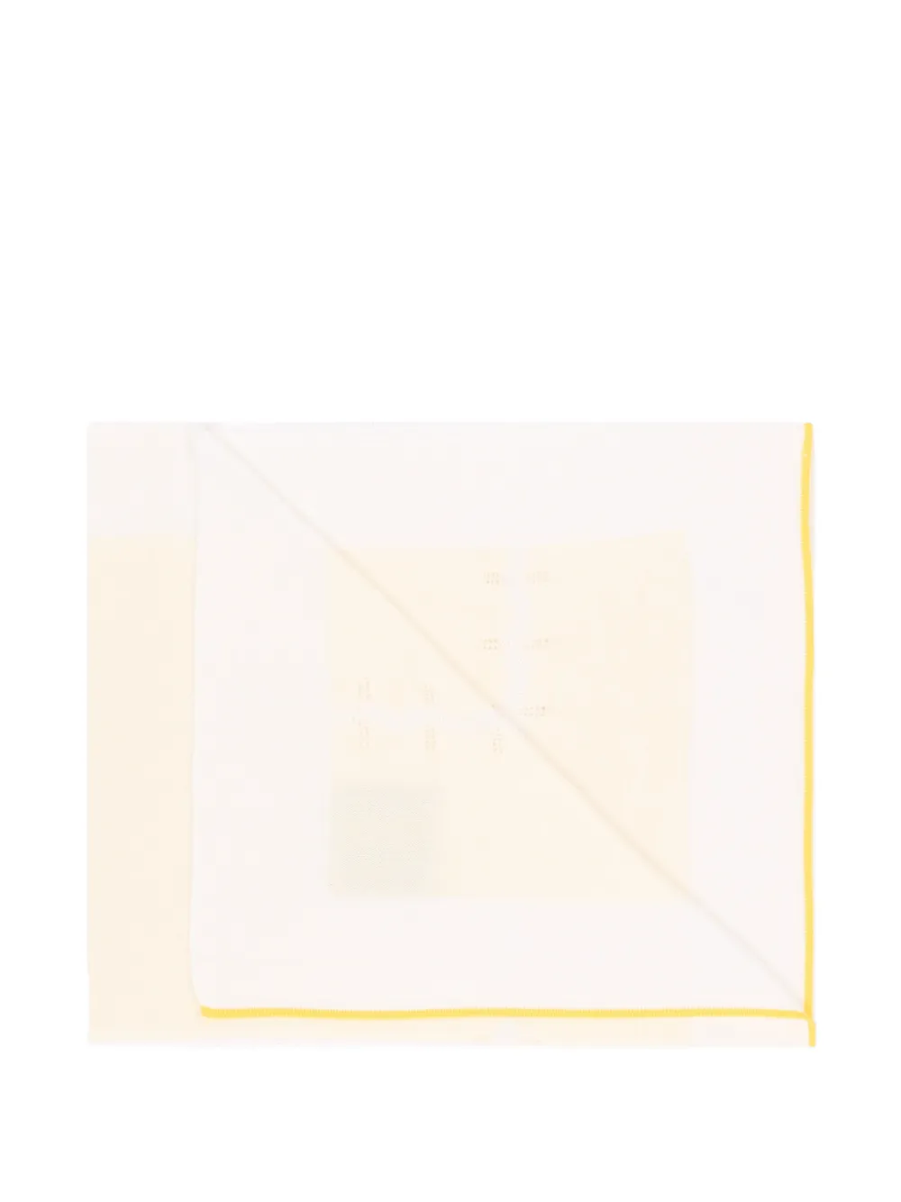 Gensami kids Pointelle gebreide deken met contrasterende afwerking Beige