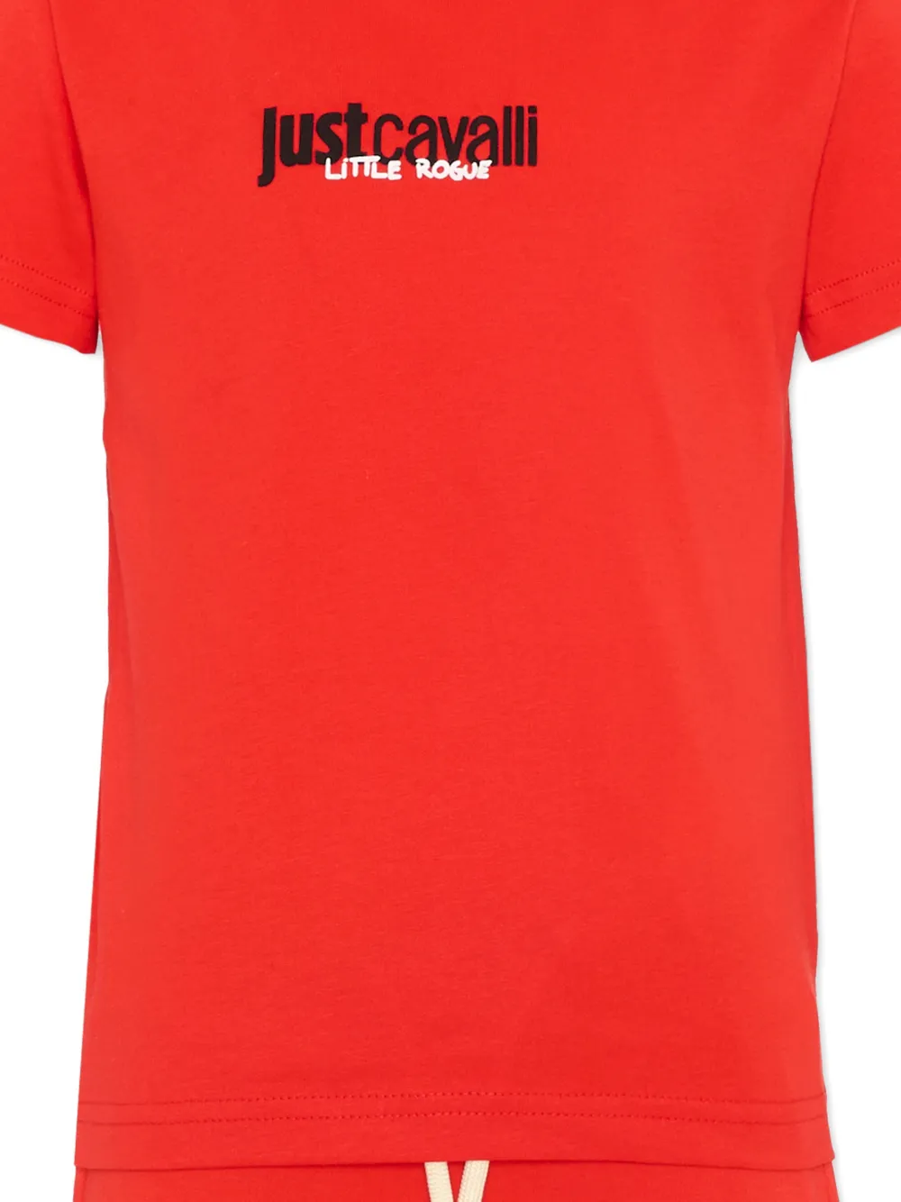 Just Cavalli Kids Trainingspak met logoprint Rood