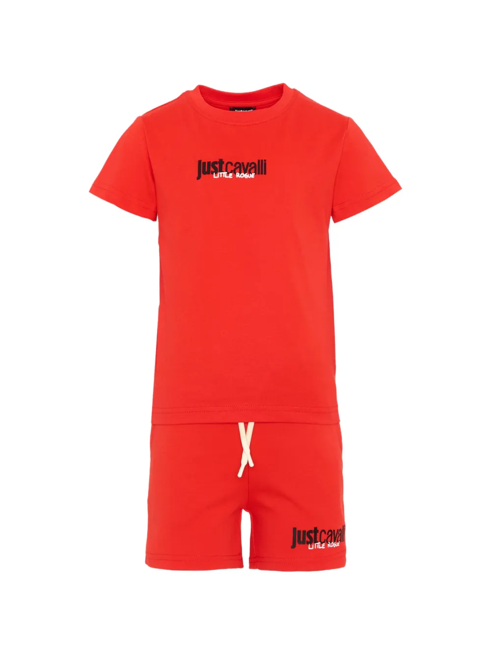 Just Cavalli Kids logo-print tracksuit - Rosso
