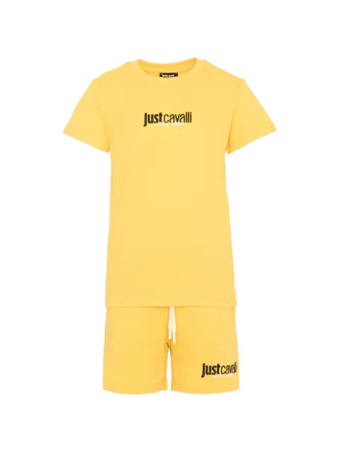 Just Cavalli Kids logo-print tracksuit