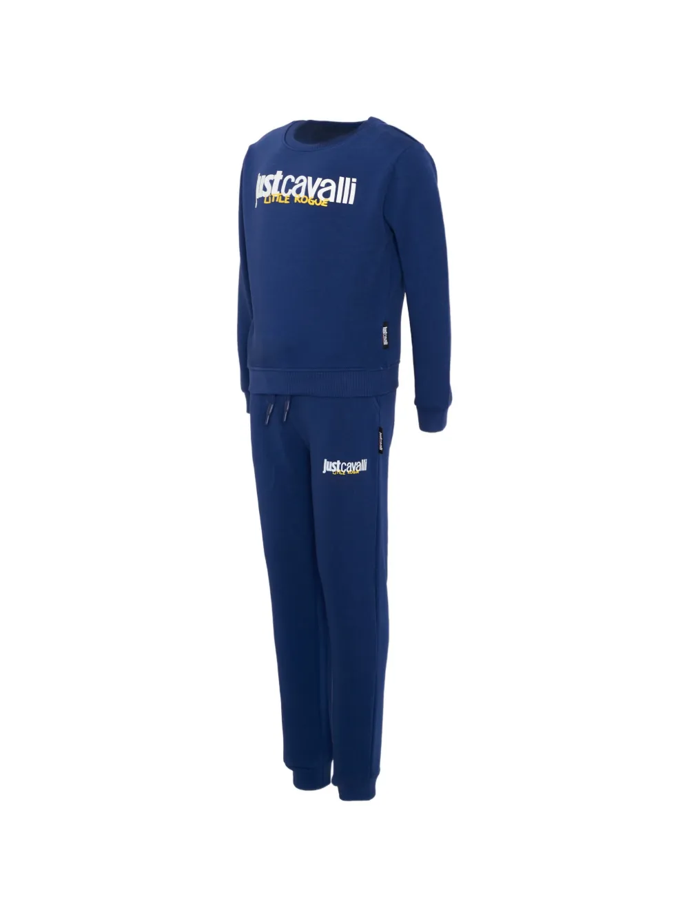 Just Cavalli Kids Trainingspak met logoprint Blauw