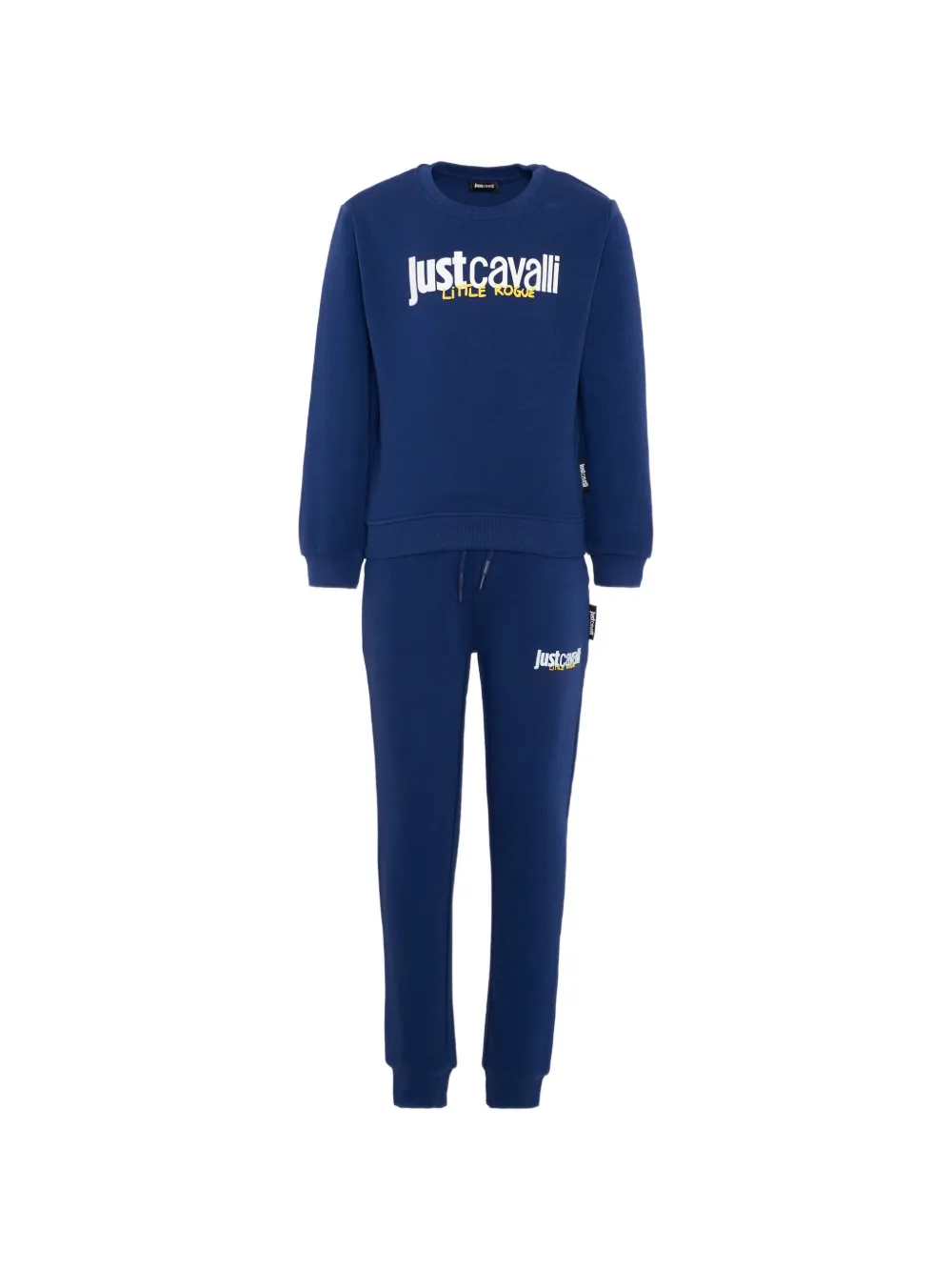 Just Cavalli Kids logo-print tracksuit - Blu