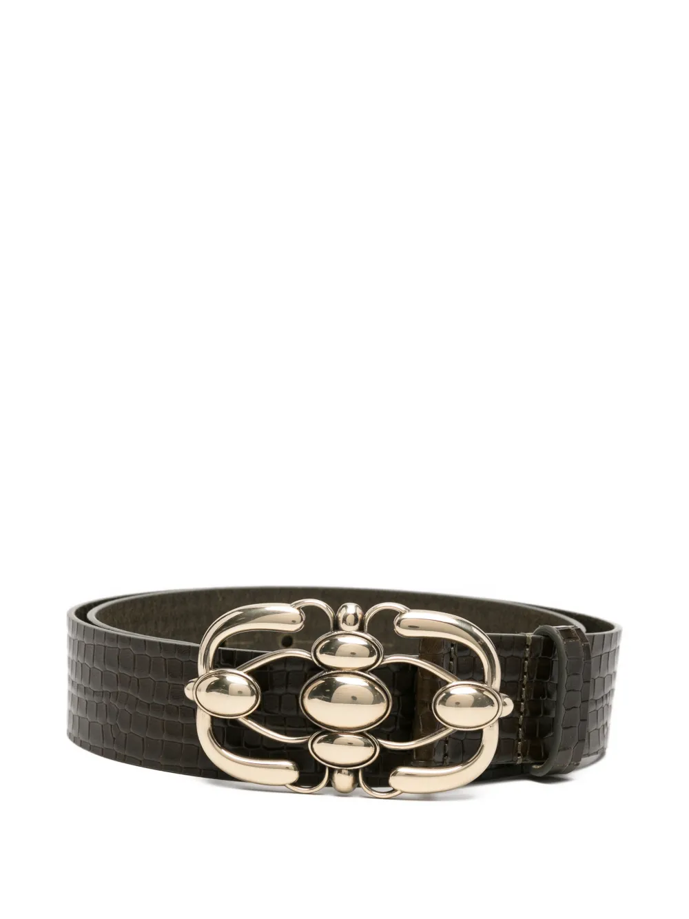 ISABEL MARANT croc-effect belt - Verde