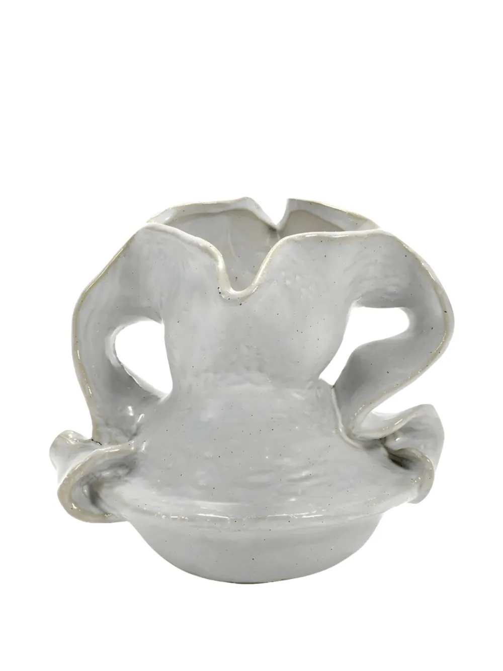 Serax 02 Rosie ruffled vase - Weiß