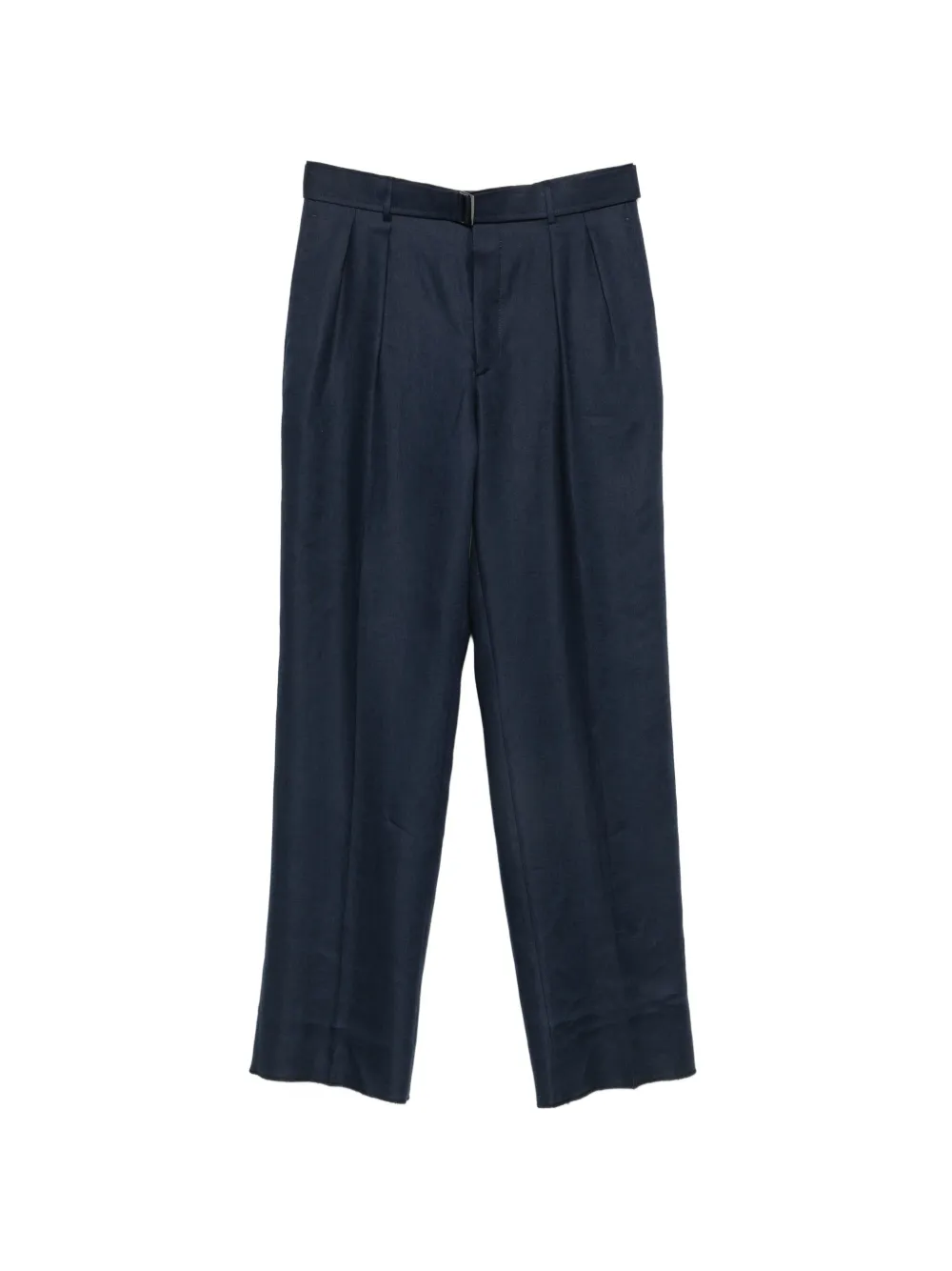 Tagliatore pleated straight-leg trousers - Blu