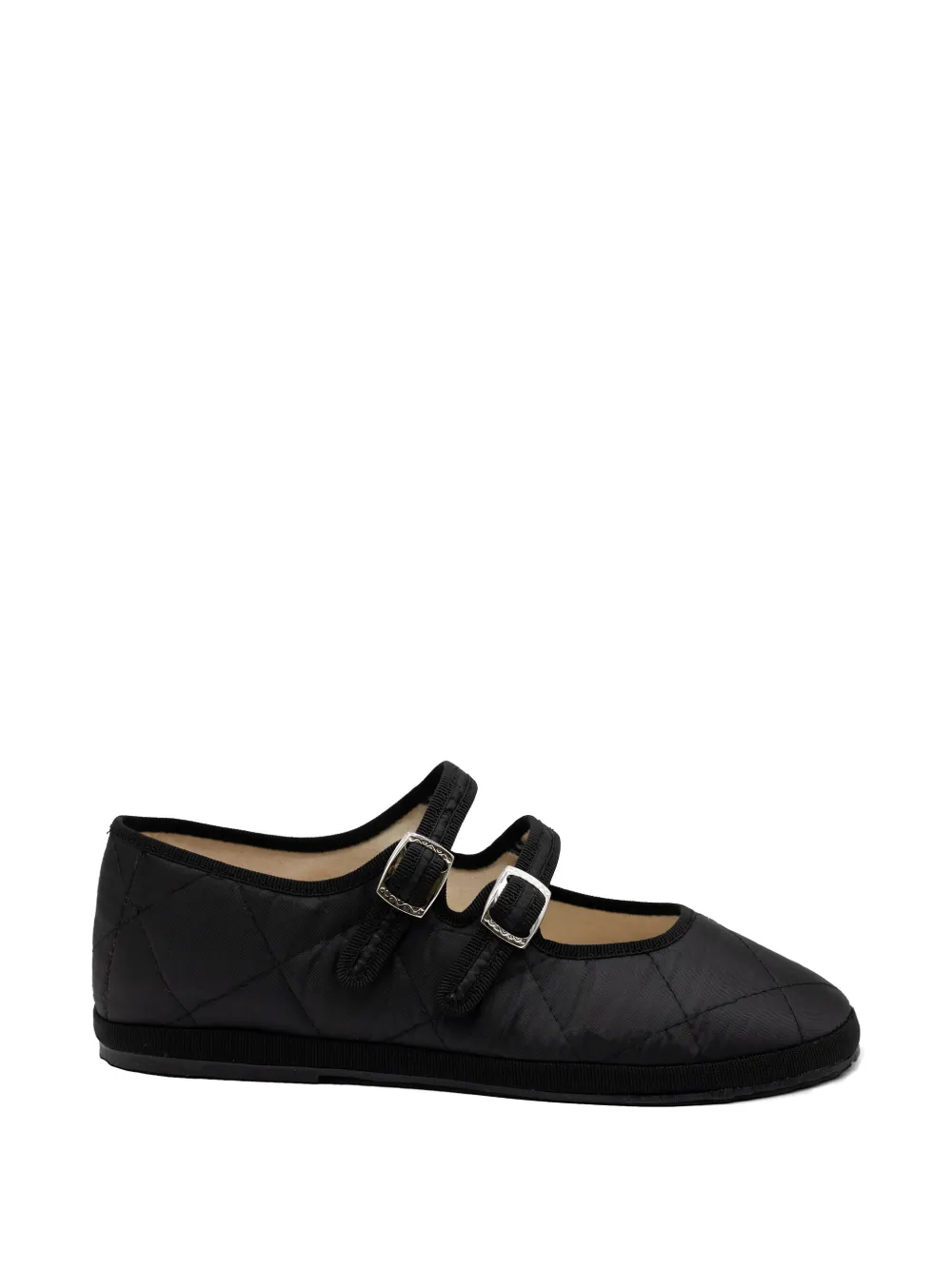 Gondolina Acqua Alta quilted ballet flats - Nero