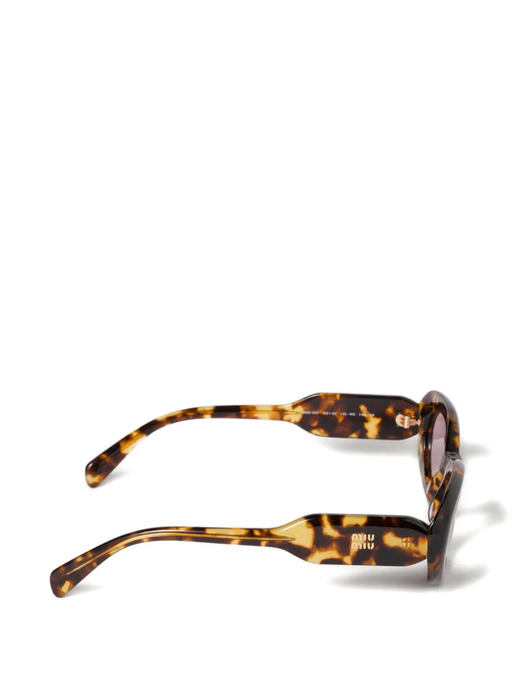 Miu Eyewear Ciel zonnebril Bruin
