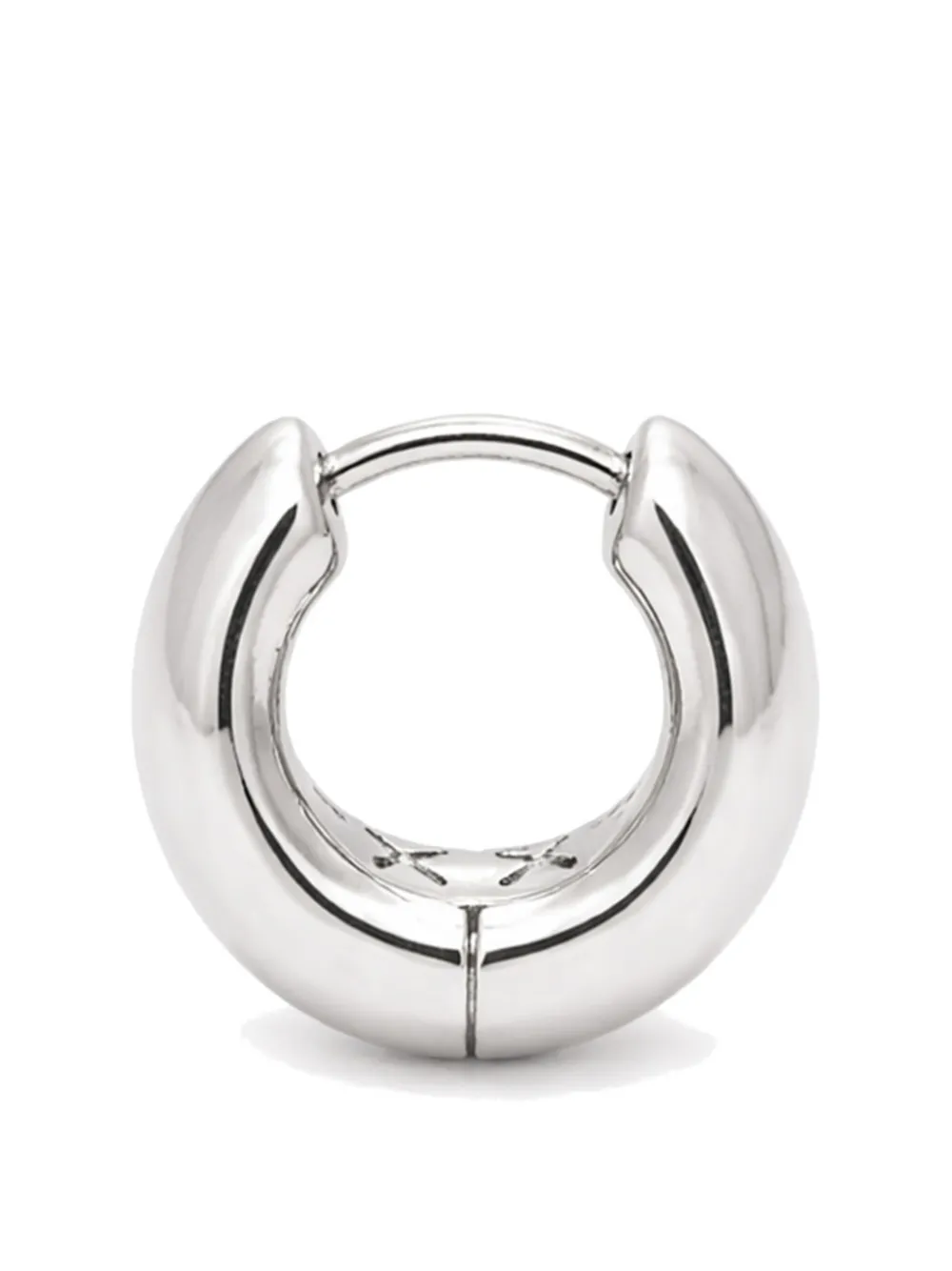 YOJ hoop earring - Argento
